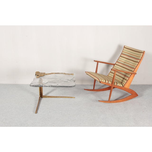 Bronze and Glass Side Table by Lothar Klute, 1982 For Sale - Image 18 of 18