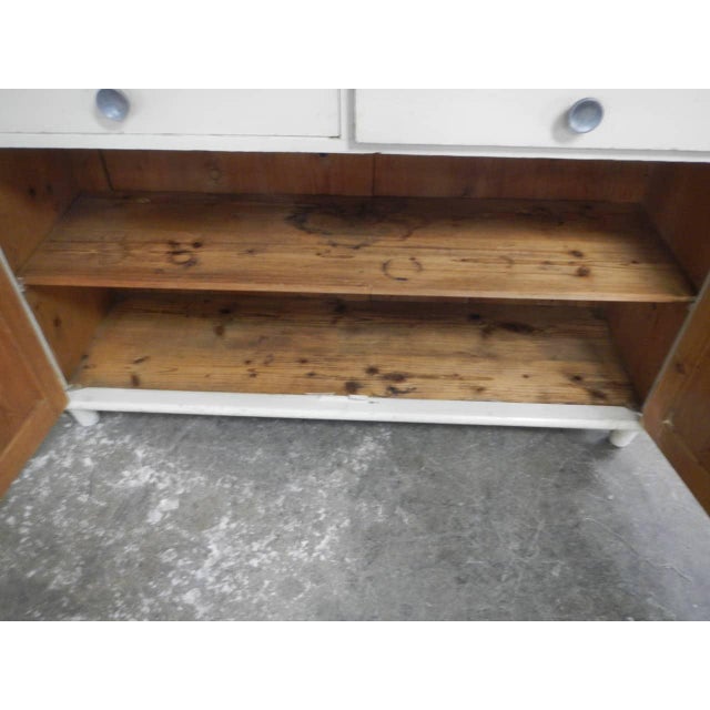 Wood Painted Fir Sideboard, 1950s For Sale - Image 7 of 13