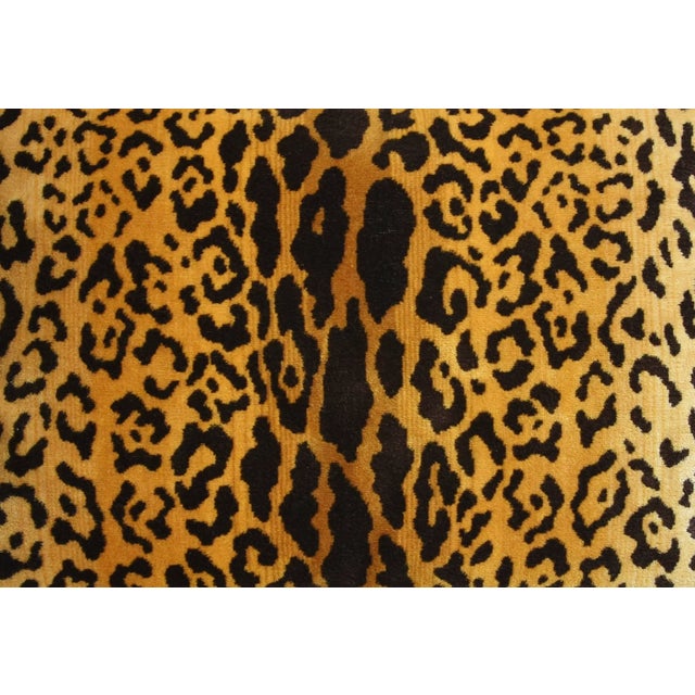 Scalamandre Silk Leopardo Leopard Velvet Feather/Down Pillows 24" X 18
