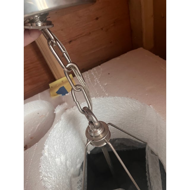 Contemporary Urban Electric Chisholm Clean Round Chandelier For Sale - Image 3 of 3