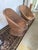 Coastal Pair of Vintage Egg Shaped Wicker Bucket/Scoop Chairs For Sale - Image 3 of 4