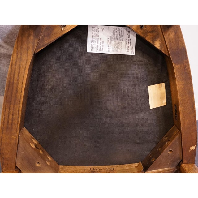 Henredon Furniture Italian Modern Solid Pecan Cane Back Dining Side Chair 7500-28 For Sale - Image 9 of 12