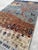 Gabbeh Sunset Landscape Rug, Hand-Knotted Wool, 2x3, Blue & Rust For Sale - Image 6 of 12