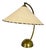 Vintage German Bauhaus Brass and Paper Table Lamp by Pitt Müller, 1950s For Sale