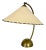 Vintage German Bauhaus Brass and Paper Table Lamp from Pitt Müller, 1950s For Sale