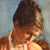 French Artist, Portrait of a Woman with a Letter, 1979, Oil Painting, Framed For Sale - Image 13 of 16