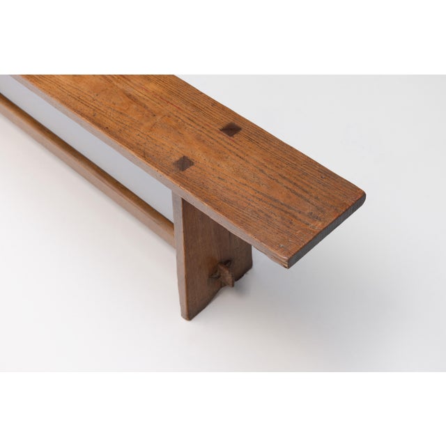 1920s Vintage Pine Benches, 1920, Set of 2 For Sale - Image 5 of 7