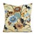 Textile Vintage Cream With Blue & Rust Floral Cotton Pillow Cover For Sale - Image 7 of 7