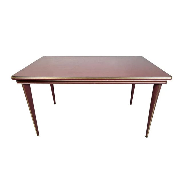 Metal Dining Table attributed to Umberto Mascagni for Harrods, Italy, 1950s For Sale - Image 7 of 7