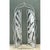 This pair of gates transforms structural ironwork into a dramatic botanical statement, with an arched frame enclosing a...