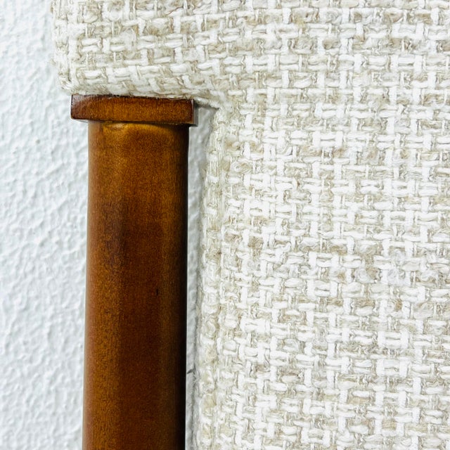 Set of 10 Art Deco Dining Chairs Upholstered in Holly Hunt Fabric For Sale - Image 13 of 15