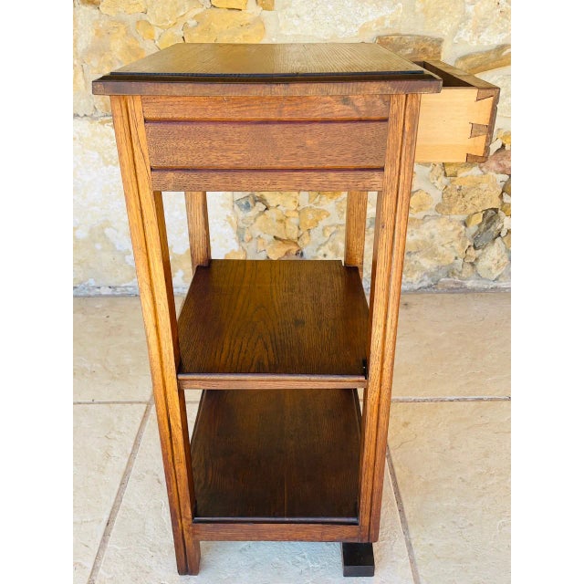 Art Deco Three-Tiered Walnut Console Table, 1930s For Sale - Image 16 of 18