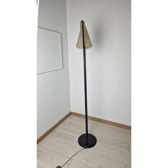Floor Lamp in Iron, Brass and Glass by Rossini, 1980s For Sale - Image 4 of 14