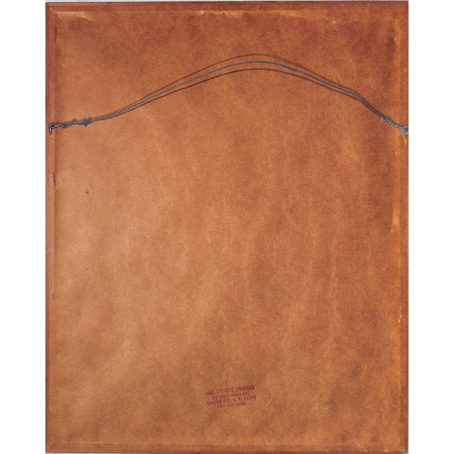 Drawn and published by Dighton Print Sz: 10 3/4"H x 7 3/4"W Frame Sz: 15 3/4"H x 12 3/4"W Custom framed in Oyster Bay,...