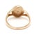 Modern Diamond Star Signet Ring, 10k Yellow Gold, Ring Size 5 For Sale - Image 3 of 6