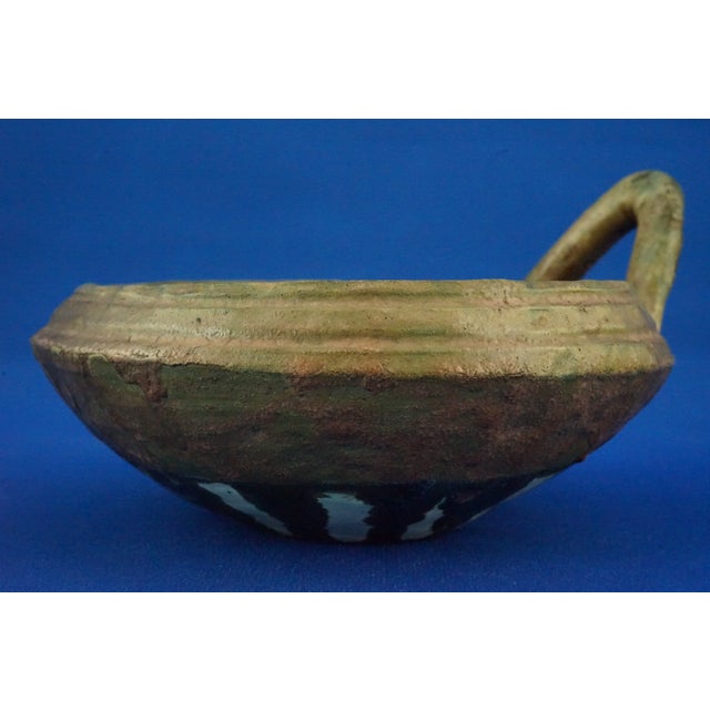 Vintage Medieval Etruscan-Style Ceramic Bowl by Ferdinando Foderini for Kamars, 1960s For Sale - Image 10 of 18