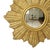 Mid-Century Modern Convex Gilt Sunburst Mirror, 1960s For Sale - Image 3 of 16