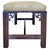 Chinese Vintage Chinese Chippendale-Style Upholstered Bench For Sale - Image 3 of 9