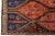 Handmade Vintage Persian Shiraz Scatter Wool Rug in Terracotta Color For Sale - Image 4 of 9