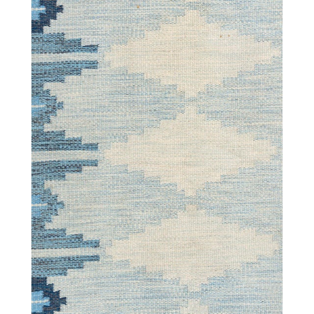 Vintage Circa 1960 Swedish Scandinavian Area Rug 4ft 6in X 6ft 10in For Sale - Image 11 of 13