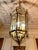 Large Vintage Monumental Brass Lantern Lamp, 1970s For Sale - Image 3 of 6