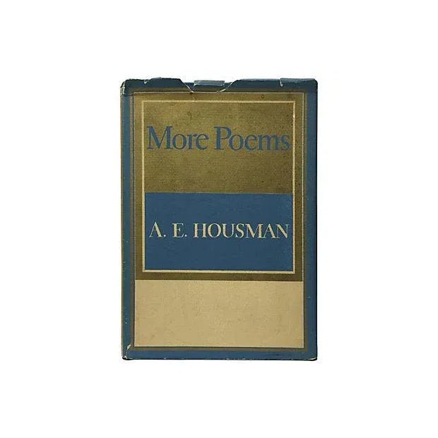 More Poems by A. E. Housman 1936 For Sale