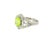 1.31 Carat Chrysoberyl Diamond Platinum Ring, Size 8 For Sale - Image 4 of 4
