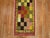 Contemporary 1972 Checkerboard Vintage Turkish Runner For Sale - Image 3 of 6