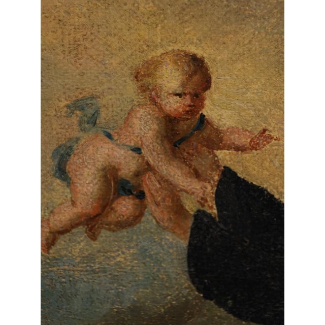 Figurative Composition, 18th Century, Oil Painting on Canvas, Framed, Set of 2 For Sale - Image 12 of 18