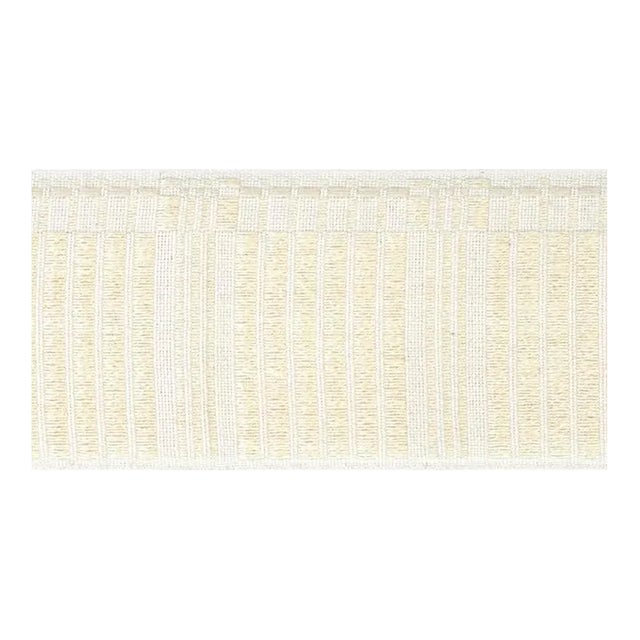 Sample - Schumacher Carmo Tape in Ivory For Sale