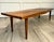 Vintage Scandinavian Modern Slatted Wood Bench Made in Yugoslavia For Sale - Image 4 of 13