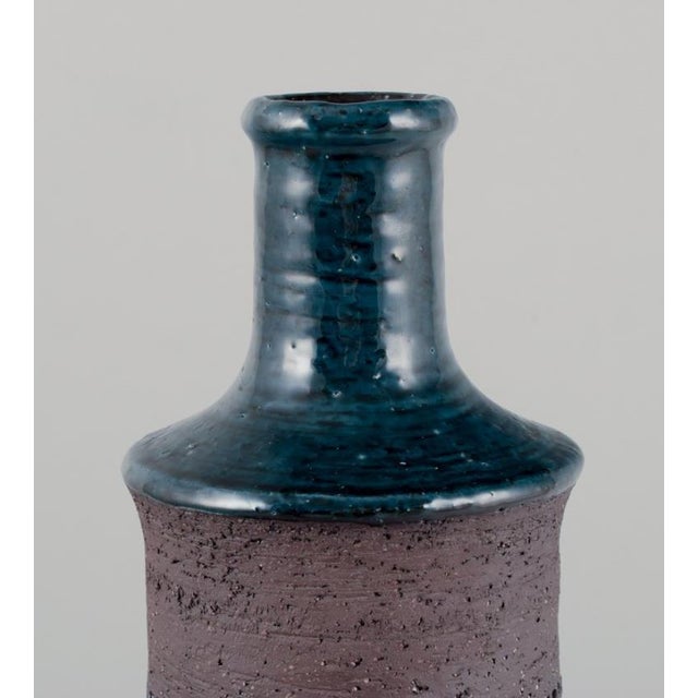 Large Swedish Ceramic Vase by Inger Persson for Rörstrand Atelje, 1960s For Sale - Image 3 of 7