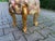 1970s French Louis XVI Gilt Beech Damask Bench - 1 Pc For Sale - Image 13 of 16