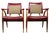 Voguish pair of Mid Century lounge chairs made in North Carolina circa 1964, by the Boling Chair Company. The chairs...