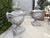 Pair of Belgian Vase Aux Beliers Cast Garden Urns For Sale - Image 14 of 18