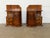 European Art Deco Walnut Bedside Tables, 1930s, Set of 2 For Sale - Image 10 of 10