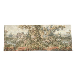 Vintage Aubusson Style Jacquard Tapestry, 1980s For Sale