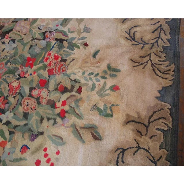 Antique American Hooked Rug For Sale In New York - Image 6 of 6