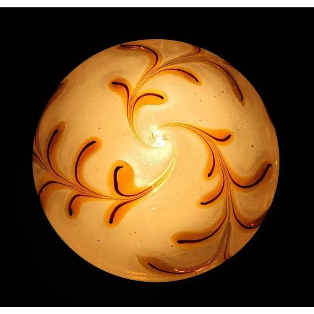 Glass 1960s Murano Flush Mount For Sale - Image 7 of 7