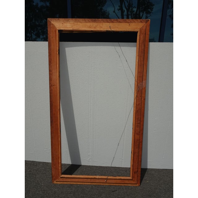 Large Tall 54"Hx31 Vintage French Country Gold Ornate Picture Frame For Sale - Image 14 of 14