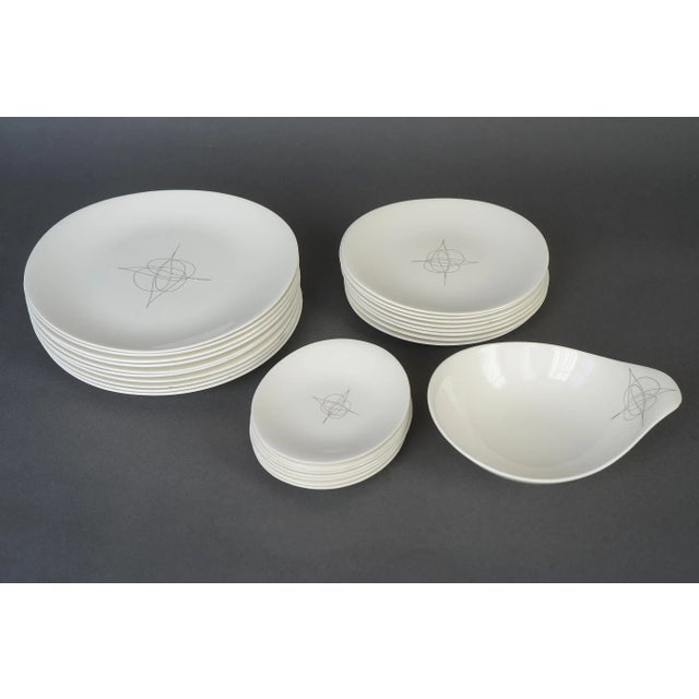 How rare is it to see a relatively sizable Eva Zeisel Hallcraft Fantasy dinnerware set offered anywhere these days! This...