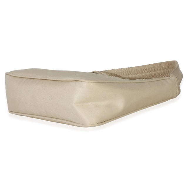 Textile Beige Re-Nylon Re-Edition 2000 Mini Bag For Sale - Image 7 of 8