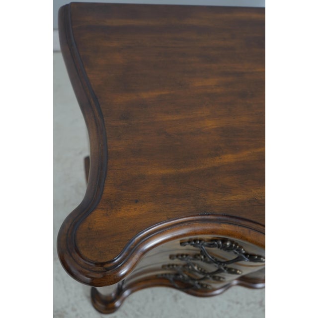 Touchstone Country French Louis XV Walnut Finish Chest For Sale - Image 14 of 18