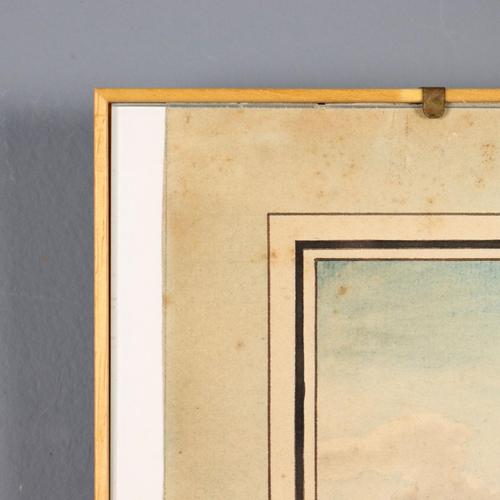 Johann Franz Gout, Gothic Ruins, Watercolor For Sale - Image 9 of 12