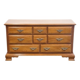 Sumter Cabinet Co. Sterling Oak Collection Country French 60" Triple Dresser 1860-993 For Sale