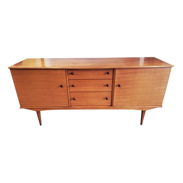 Mid-Century Walnut Sideboard by Alfred Cox, 1950s For Sale