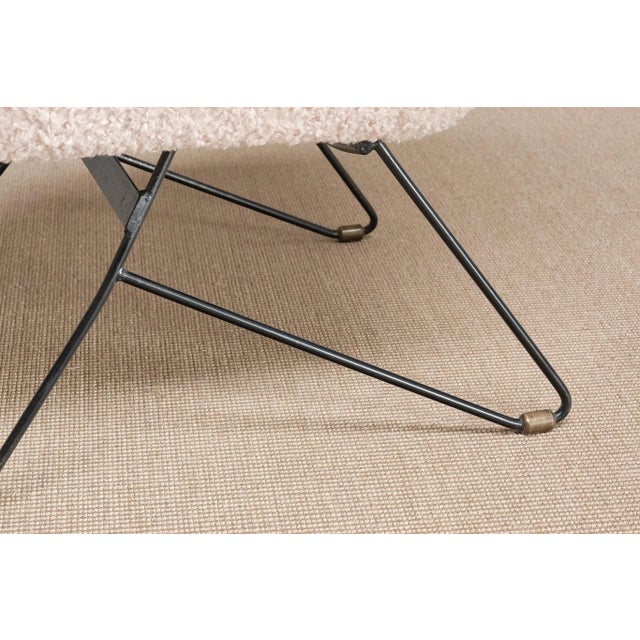 Armchair in Nude White Bouclé by Augusto Bozzi for Saporiti Italia, Italy, 1950s For Sale - Image 16 of 17