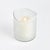 Delight in the detail, this stunning hurricane features a naturally uneven melted edge and frosted glass. Paired with a...