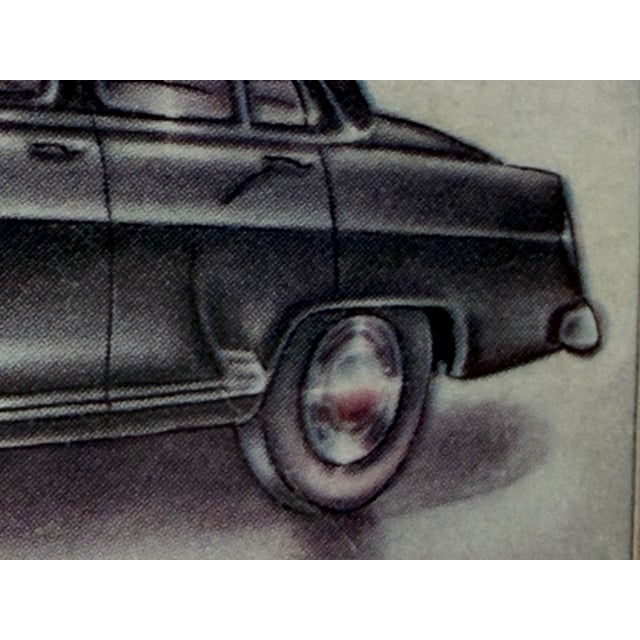 Miniature Volga Etching in Thick Off White Matte, Metal Framed For Sale - Image 10 of 12