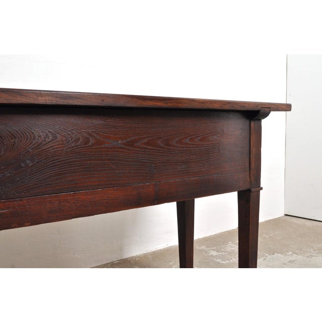 Antique Spanish Side Table in Chestnut Wood, 1850s For Sale - Image 12 of 14